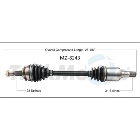 mtan MT82 Heavy Duty Input Shaft (26-spline)
